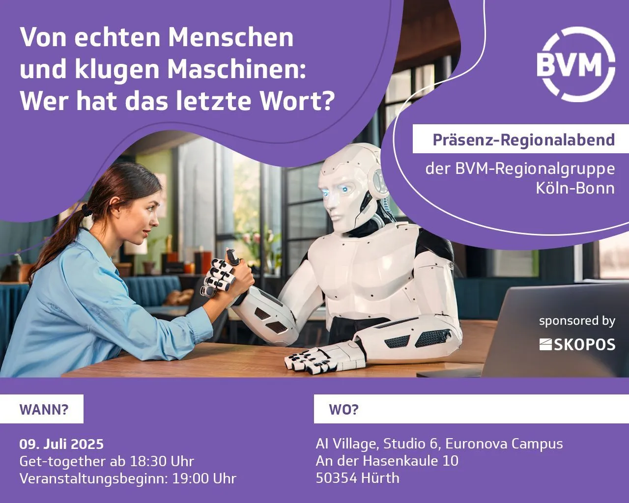 BVM Regionalabend Köln: KI in der qualitativen Forschung